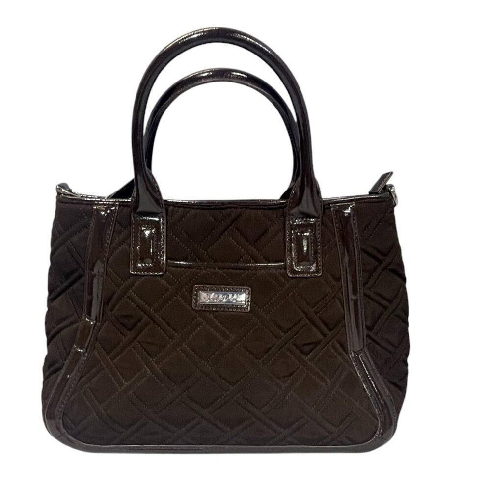 Vera Bradley Trapeze Tote - Espresso